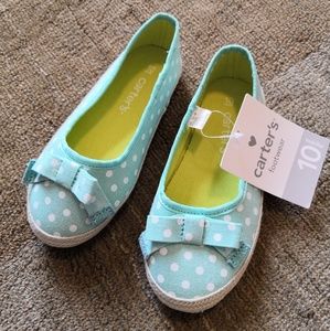 New Carter's Toddler girl's flats